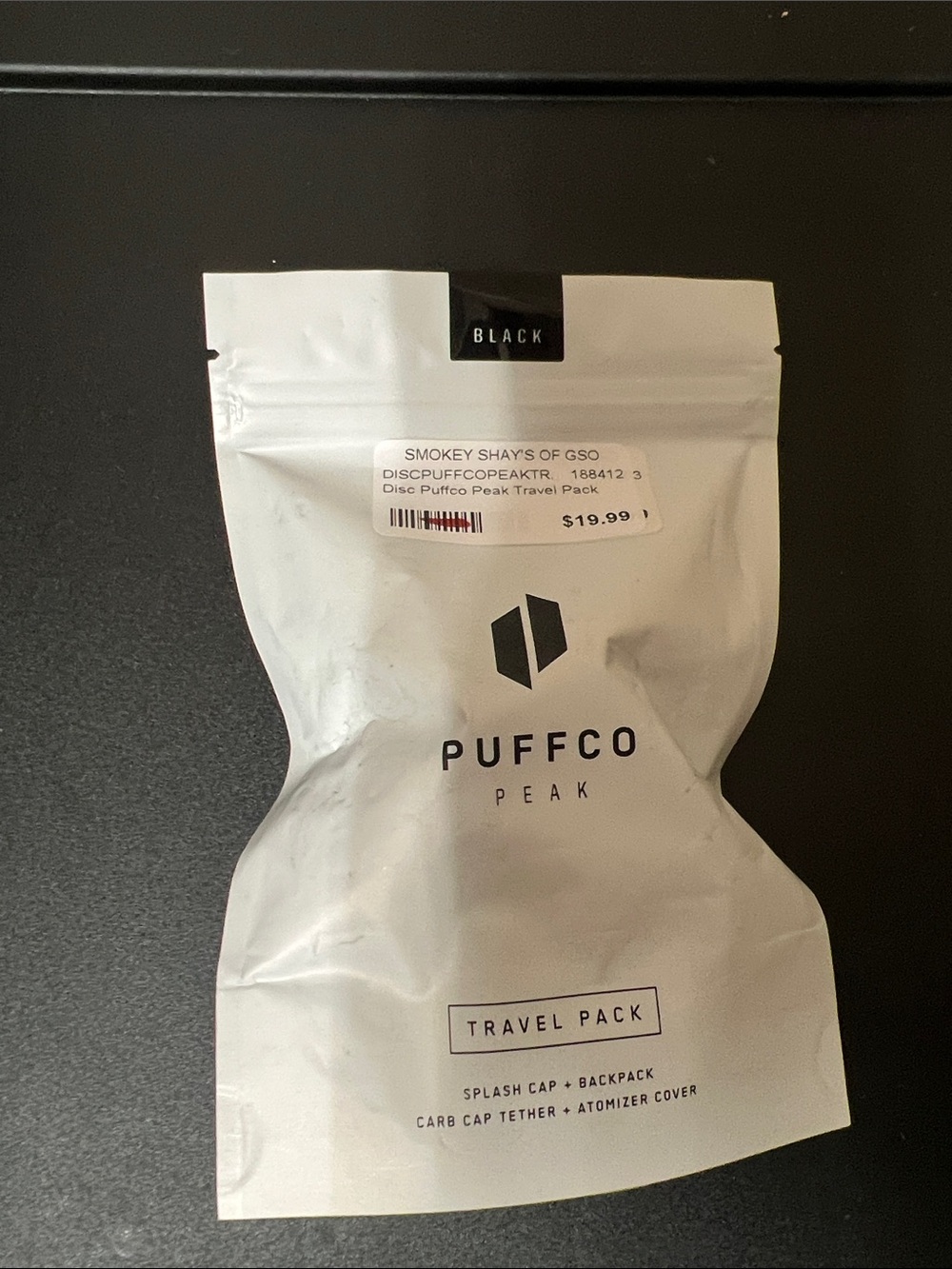 Puffco Peak Travel Pack - BLACK